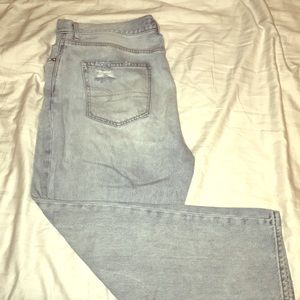 Never worn pair of Light wash Mom Jeans